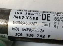 VW Head/roof/curtain airbag left VW PASSAT B7 / ALLTRACK (2010-2015) — thumbnail 4