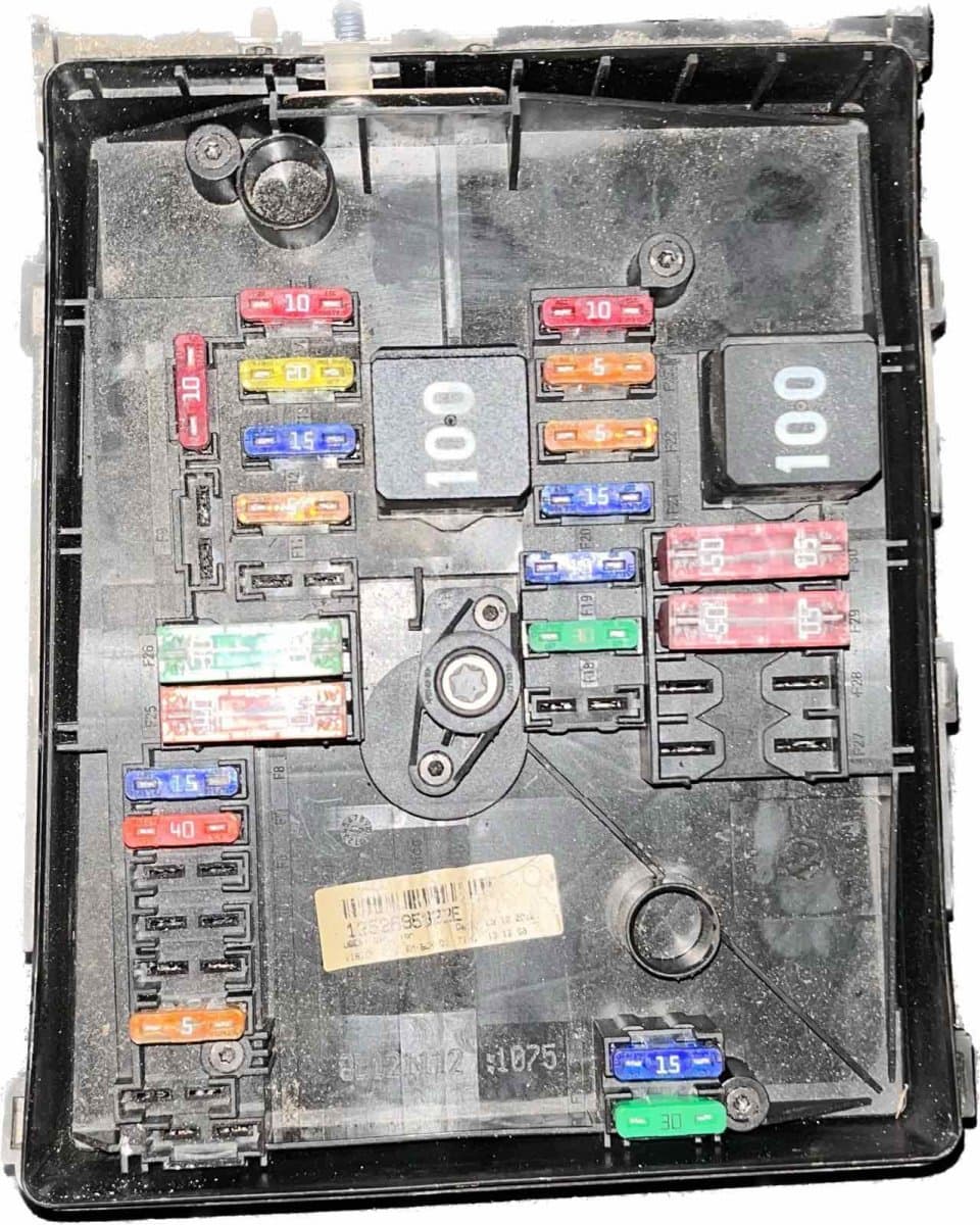 SKODA Fuse box SKODA OCTAVIA II (1Z) (2004-2013)