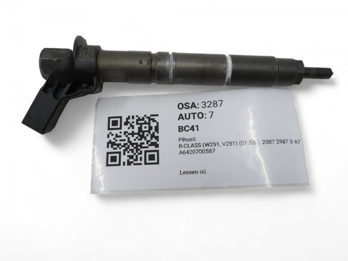 MERCEDES-BENZ A6420700587 A6420701987 A6420701987 A6420701387 Fuel Injector MERCEDES-BENZ R-CLASS (W251) (2006-2013)