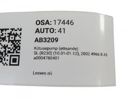 MERCEDES-BENZ A0004780401 A0014701294 Fuel delivery pump MERCEDES-BENZ SL-CLASS (R230) (2001-2012) — thumbnail 5