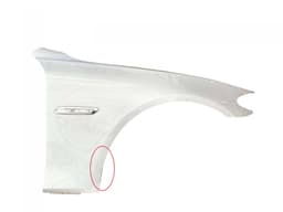 BMW 41355A03262 Fender Front Right BMW 5 (F10, F11) (2010-2017) — thumbnail 1
