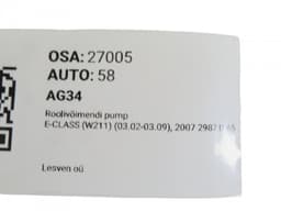MERCEDES-BENZ A0054660201 A0054660301 Power steering pump MERCEDES-BENZ E-CLASS (W211) (2002-2009) — thumbnail 4