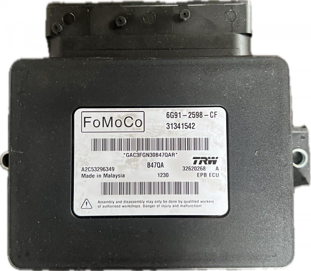 VOLVO 31341542 6G912598CF Parking brake control unit VOLVO S60 II / V60 I (2010-2018)