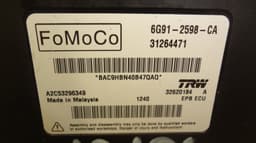 VOLVO 6G91-2598-CA 6G912598CA Parking brake control unit VOLVO XC60 I (2008-2017) — thumbnail 2