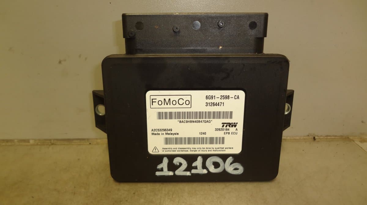 VOLVO 6G91-2598-CA 6G912598CA Parking brake control unit VOLVO XC60 I (2008-2017)