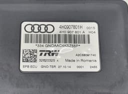 AUDI 4H0907801H 4H0907801A 32620325 Parking brake control unit AUDI A6 / A6 ALLROAD (C7, 4G) (2010-2018) — thumbnail 4