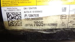 OPEL 12847035 Passenger Airbag OPEL ASTRA J (P10) (2009-2015) — thumbnail 4