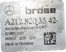 MERCEDES-BENZ Power bootlid / tailgate motor MERCEDES-BENZ E-CLASS (W212) (2009-2016) — thumbnail 3