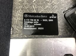 MERCEDES-BENZ A1727900035 Parcel shelf MERCEDES-BENZ SLK (R172) (2011-2020) — thumbnail 5