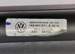VW 1K9867871A Parcel shelf VW GOLF VI (5K) (2008-2013) — thumbnail 5
