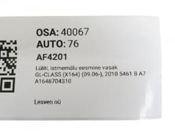 MERCEDES-BENZ A1648704310 A16487043109051 Memory Seat Switch front Left MERCEDES-BENZ GL-CLASS (X164) (2006-2012) — thumbnail 4