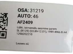 MERCEDES-BENZ 1298202210 A1298202210 Memory Seat Switch front Right MERCEDES-BENZ SL-CLASS (R129) (1989-2001) — thumbnail 4