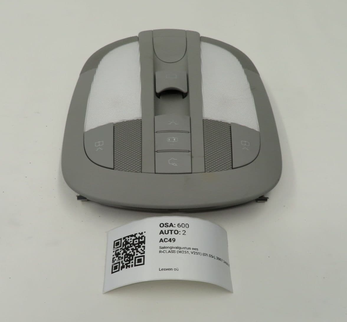 MERCEDES-BENZ A1648202323 1648202323 Interior Lighting Front MERCEDES-BENZ R-CLASS (W251) (2006-2013)
