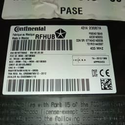 JEEP P68240158AB 68240158AB KEYLESS GO control unit JEEP GRAND CHEROKEE IV (WK, WK2) (2010-2021) — thumbnail 2