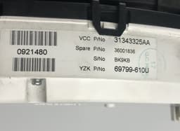 VOLVO 31343325AA 36001836 69799610U Instrument Cluster VOLVO S60 II / V60 I (2010-2018) — thumbnail 4