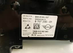 MINI BM-0560-107 BM0560107 8707230-01 870723001 18BB010002000 Instrument Cluster MINI MINI CLUBMAN II (F54) (2014-2024) — thumbnail 4