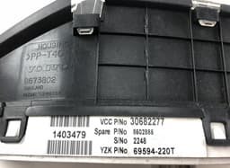 VOLVO 69294730T 69294-730T Instrument Cluster VOLVO V70 II / XC70 I (P80) (2000-2007) — thumbnail 4