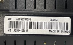 MERCEDES-BENZ A2514405847 A2C53337595 Instrument Cluster MERCEDES-BENZ ML-CLASS (W164) (2005-2011) — thumbnail 3