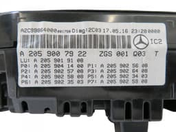 MERCEDES-BENZ A2059007922 A2059003427 A2059008829 A2539000406 Instrument Cluster MERCEDES-BENZ C-CLASS (W205) (2013-2021) — thumbnail 4