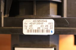 AUDI 4E0910549 4E0953521 4E0953503B 4E0953549 Indicator + wiper switch (stalk) AUDI A8 (4E) (2002-2010) — thumbnail 5