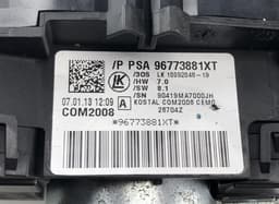 CITROËN 96773881XT Indicator/wiper/slip ring switch (stalk) CITROËN DS3 (2009-2015) — thumbnail 5