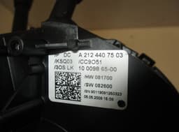 MERCEDES-BENZ Indicator/wiper/slip ring switch (stalk) MERCEDES-BENZ E-CLASS (W212) (2009-2016) — thumbnail 5