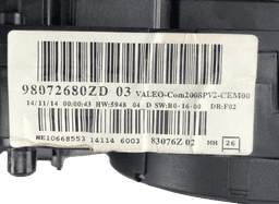 PEUGEOT Indicator/wiper/slip ring switch (stalk) PEUGEOT 208 I (A9) (2012-2019) — thumbnail 3