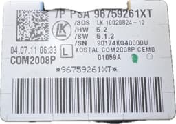 PEUGEOT 96759261XT Indicator/wiper/slip ring switch (stalk) PEUGEOT 508 I (W23) (2010-2018) — thumbnail 4
