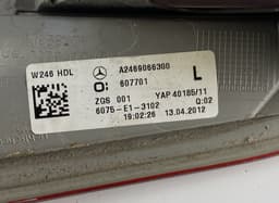 MERCEDES-BENZ Inner tail light, left MERCEDES-BENZ B-CLASS (W246, W242) (2011-2018) — thumbnail 5