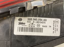 VW 5G09945094AG A055364 5G0945310C Inner tail light, right VW GOLF VII (5G1, BA5, BV5, BQ1, BE) (2012-2020) — thumbnail 5