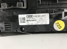 AUDI 4G0820043 Heater control panel AUDI A6 / A6 ALLROAD (C7, 4G) (2010-2018) — thumbnail 2