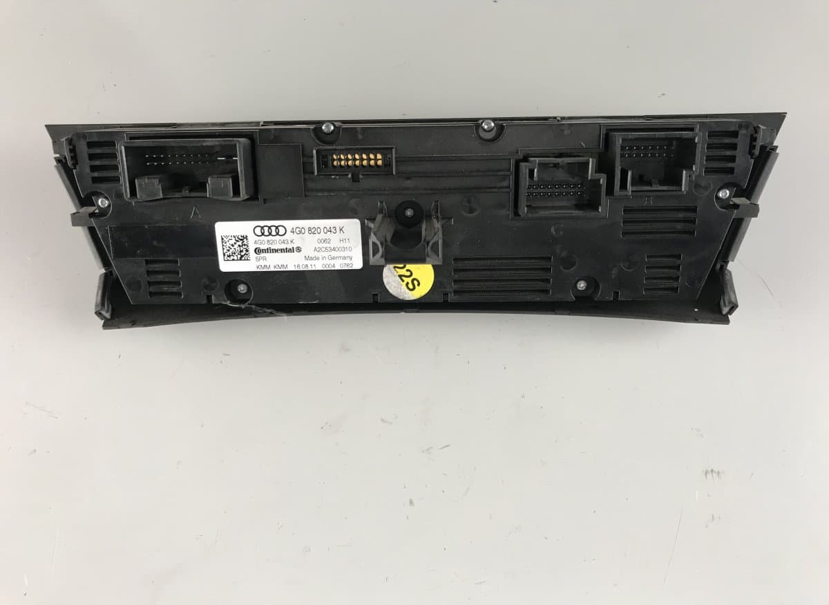AUDI 4G0820043 Heater control panel AUDI A6 / A6 ALLROAD (C7, 4G) (2010-2018)