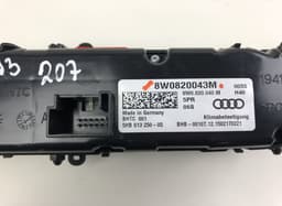 AUDI 8W0820043M Heater control panel AUDI A4 (8W, B9) (2015-) — thumbnail 5