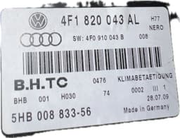 AUDI Heater control panel AUDI A6 / A6 ALLROAD (C6, 4F) (2004-2011) — thumbnail 3