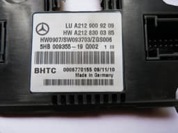 MERCEDES-BENZ A2129009209 Heater control panel MERCEDES-BENZ E-CLASS (W212) (2009-2016) — thumbnail 4