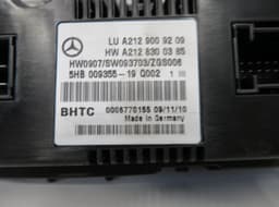 MERCEDES-BENZ A2129009209 Heater control panel MERCEDES-BENZ E-CLASS (W212) (2009-2016) — thumbnail 3