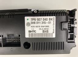 VW 7P6907040BK 5HB01131501 17594281 Heater control panel VW TOUAREG II (7P) (2010-2018) — thumbnail 4