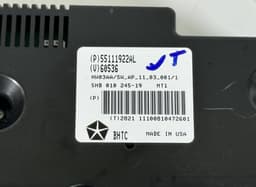 JEEP P55111922AL 55111922AL 5HB010245-19 5HB01024519 Heater control panel JEEP GRAND CHEROKEE IV (WK, WK2) (2010-2021) — thumbnail 3