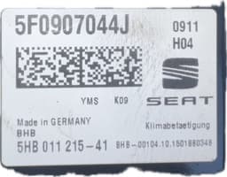 SEAT 5F0907044J Heater control panel SEAT LEON (5F) (2012-2020) — thumbnail 4