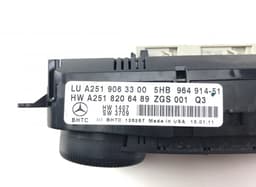 MERCEDES-BENZ 5HB96491451 5HB964914-51 Heater control panel MERCEDES-BENZ R-CLASS (W251) (2006-2013) — thumbnail 3