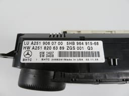 MERCEDES-BENZ A2519000501 A2519060700 Heater control panel MERCEDES-BENZ GL-CLASS (X164) (2006-2012) — thumbnail 3