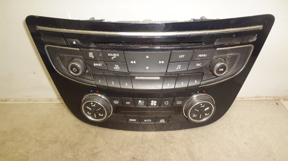 PEUGEOT Heater control panel PEUGEOT 508 I (W23) (2010-2018)
