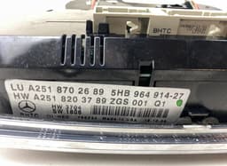 MERCEDES-BENZ A2519000001 Heater control panel MERCEDES-BENZ ML-CLASS (W164) (2005-2011) — thumbnail 4