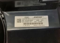 AUDI 4G9035382A 320389-0020 3203890020 619081-001 619081001 Subwoofer AUDI A6 / A6 ALLROAD (C7, 4G) (2010-2018) — thumbnail 2