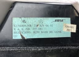 MERCEDES-BENZ A2308201902 Subwoofer MERCEDES-BENZ SL-CLASS (R230) (2001-2012) — thumbnail 4