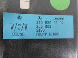 MERCEDES-BENZ A1408200502 Subwoofer MERCEDES-BENZ S-CLASS (W140) (1991-1999) — thumbnail 3