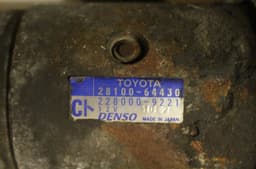 TOYOTA 28100-64430 Starter motor TOYOTA RAV 4 II (XA20) (2000-2005) — thumbnail 3