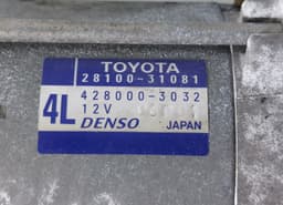 LEXUS 2810031081 4280003032 Starter motor LEXUS GS IV (2011-2020) — thumbnail 2