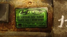 KIA Starter motor KIA SORENTO II (XM) (2009-2015) — thumbnail 5