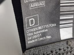 CITROËN 34054704 96771570XX 34019804 Seat Belt Front Right CITROËN DS3 (2009-2015) — thumbnail 4